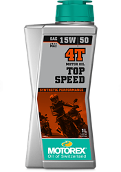 Zeige Details für MOTOREX 4T Top Speed 15W/50 1lt Bild von MOTOREX 4T Top Speed 15W/50 1lt