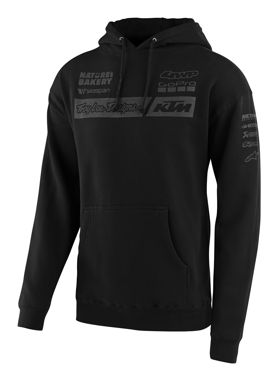 TLD KTM TEAM PULLOVER; BLACK 