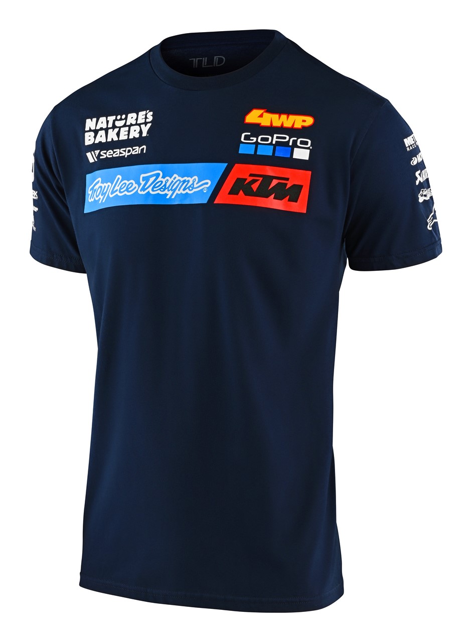 TLD KTM TEAM TEE; NAVY SM
