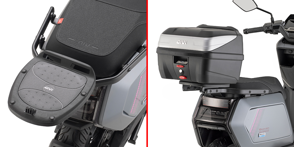 Givi Topcase Träger für Monolock Koffer für NIU NQiX 150/300/500 (25-26)