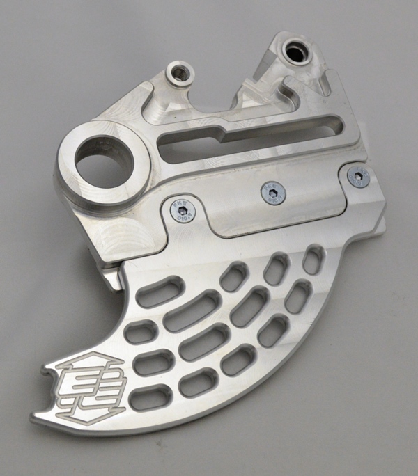 Bremsscheibenschutz hinten Alu