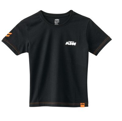 KIDS RACING TEE BLACK 104
