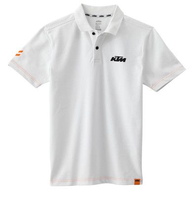 RACING POLO WHITE XS