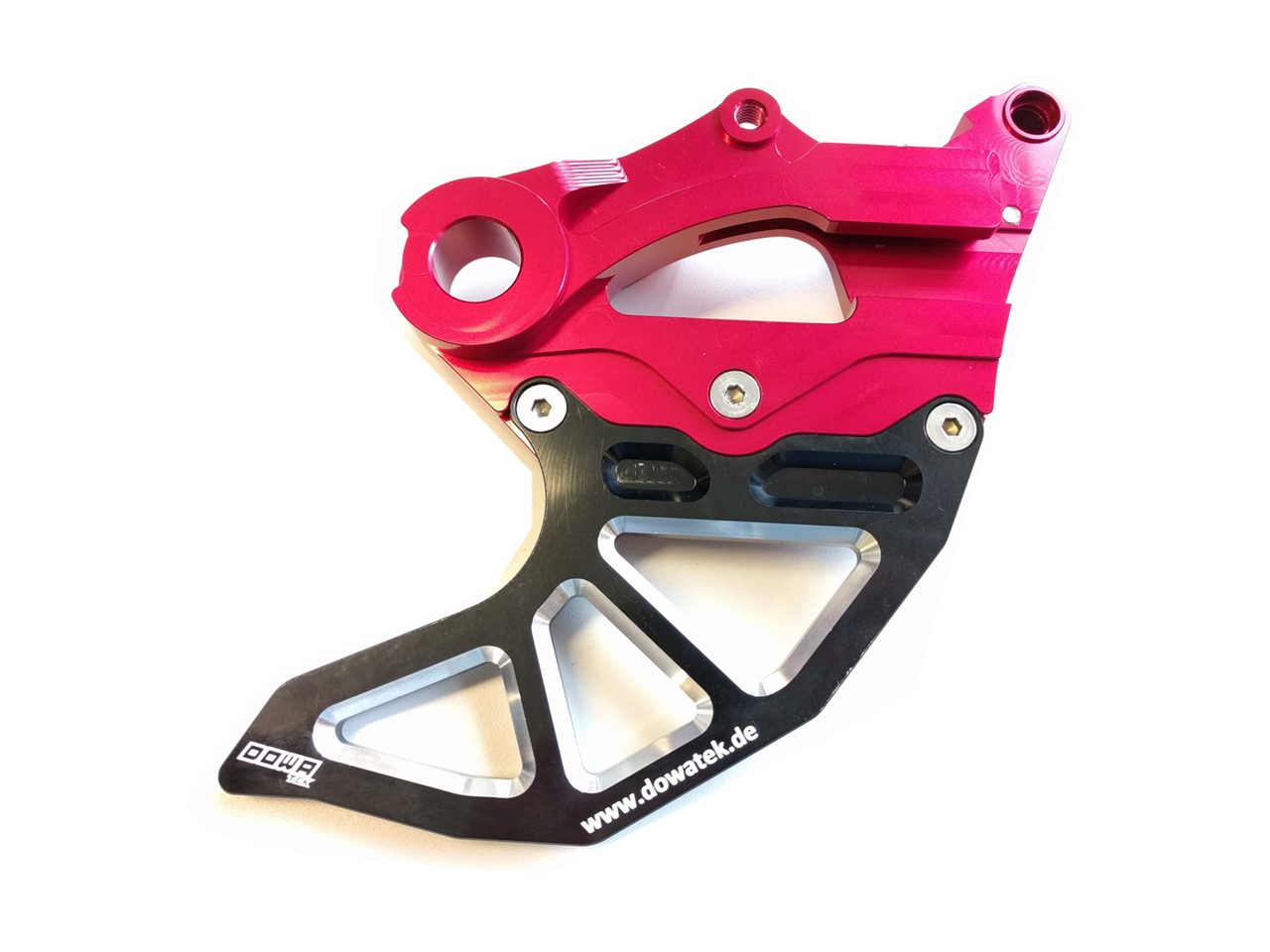 Bremsscheibenschutz hinten Schwarz/Rot (Beta)