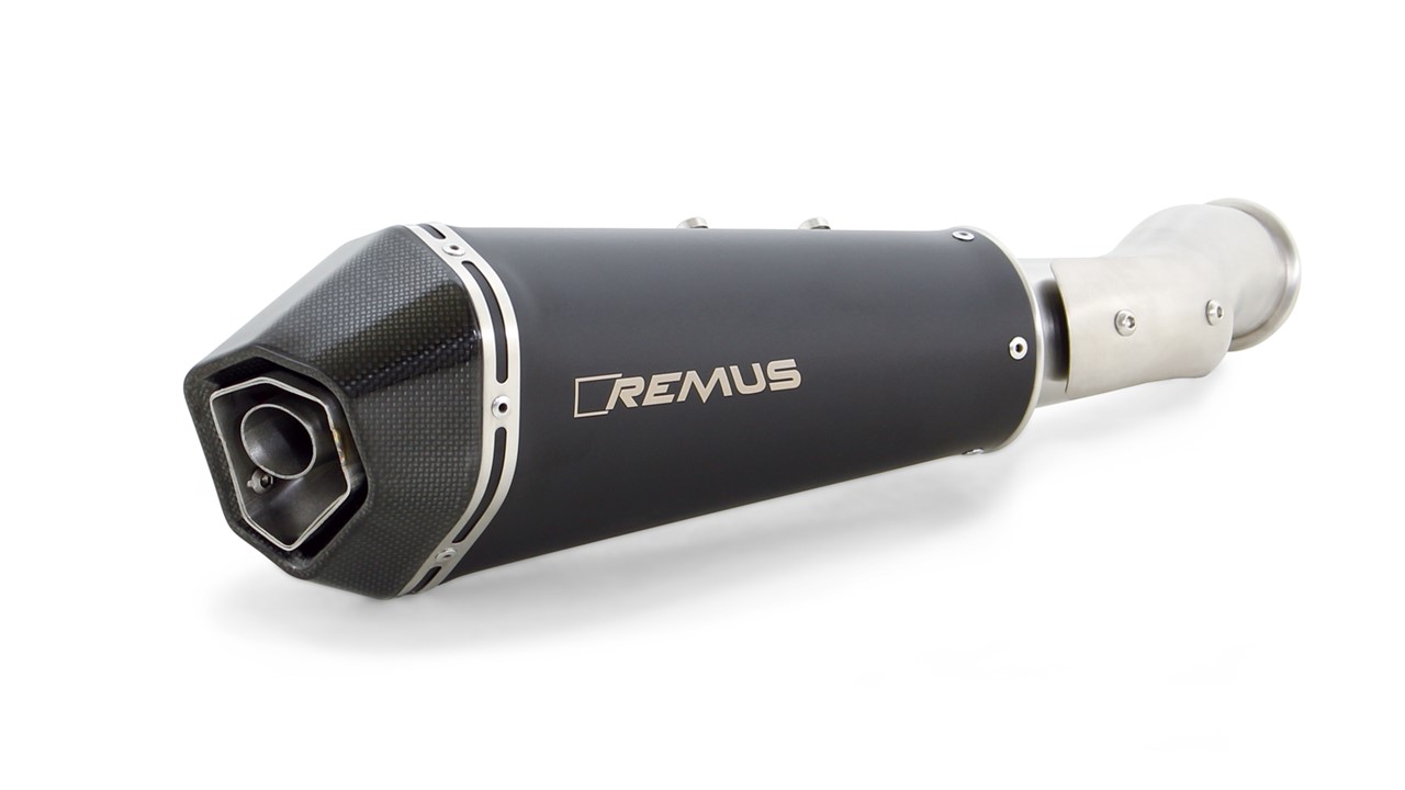 REMUS Slip on (Schalldämpfer) inkl. Hitzeschutzabdeckung, inkl. EG Genehmigung