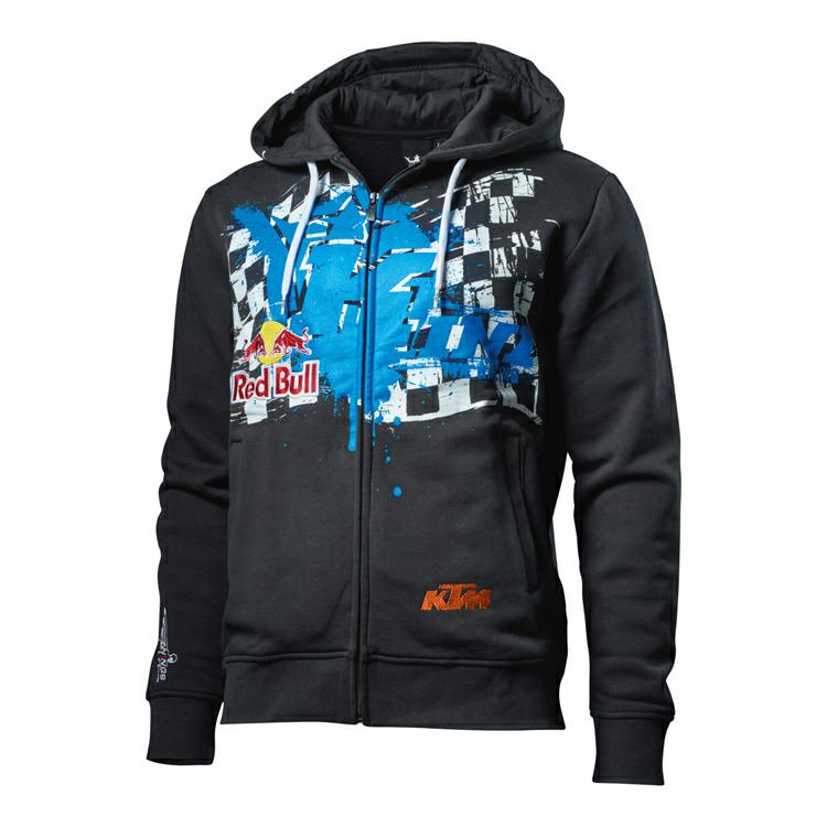 Overspray Zip Hoodie Dark Blue