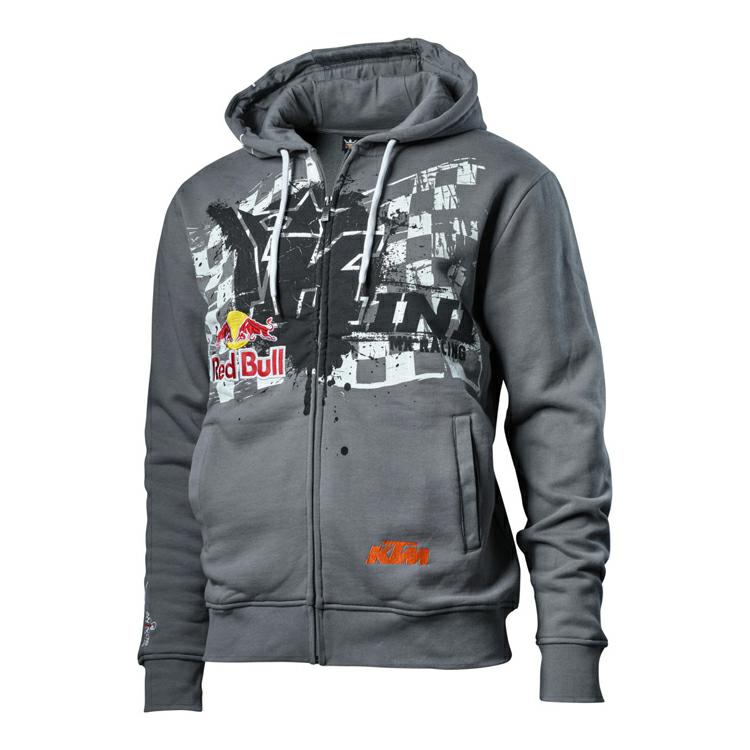Overspray Zip Hoodie Grey