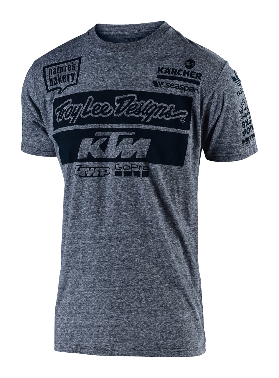2019 TLD TEAM TEE GRAU SM