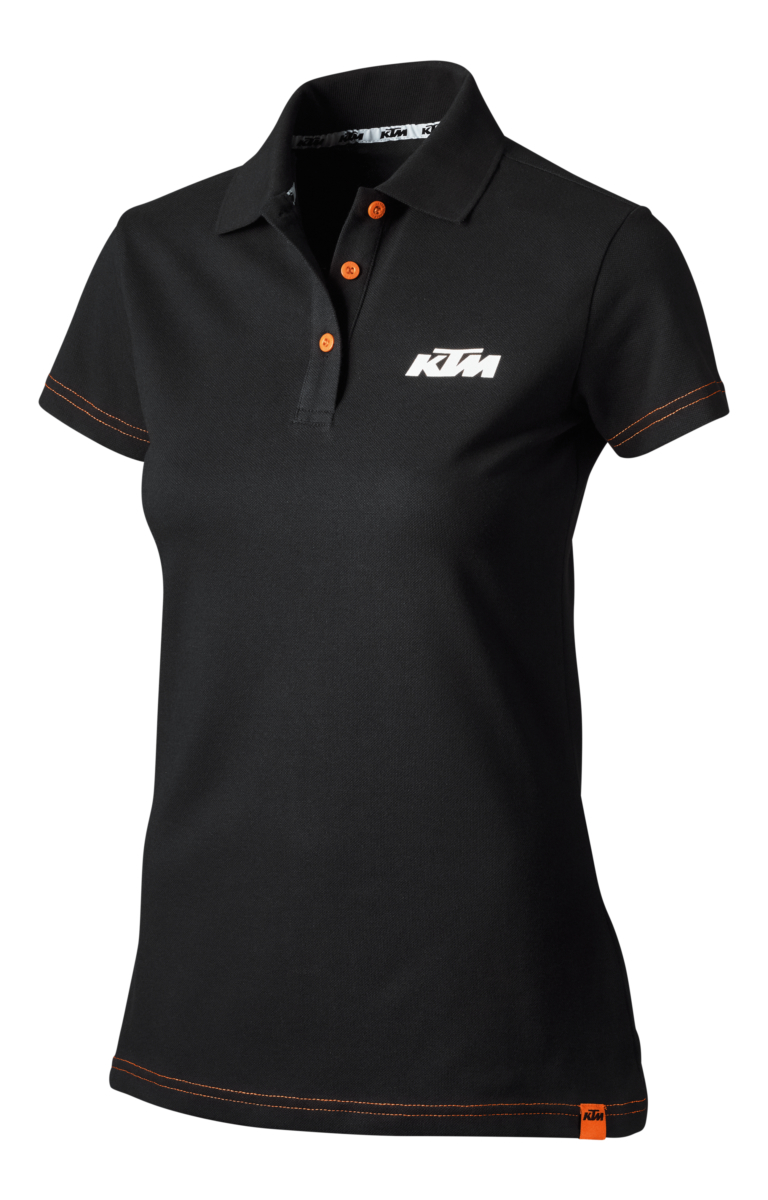 GIRLS RACING POLO BLACK X