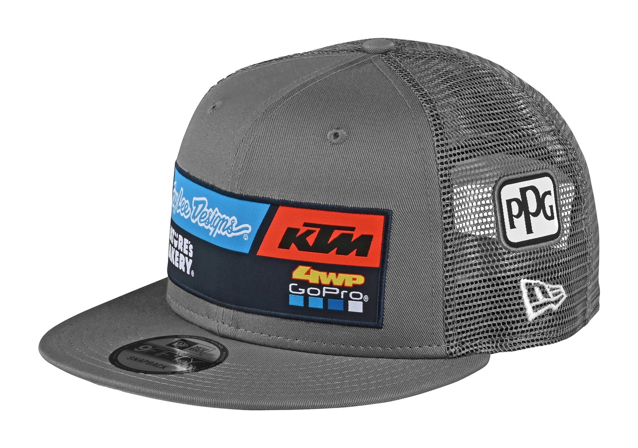 Bild von TLD KTM TEAM SNAPBACK HAT; GRAY OSFA