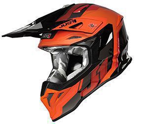 Bild von JUST1 Helmet J39 Reactor Fluo Orange-Black