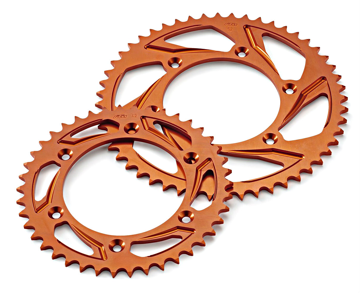 Bild von KTM - Kettenrad Aluminium "Orange" LC4, EXC & SX