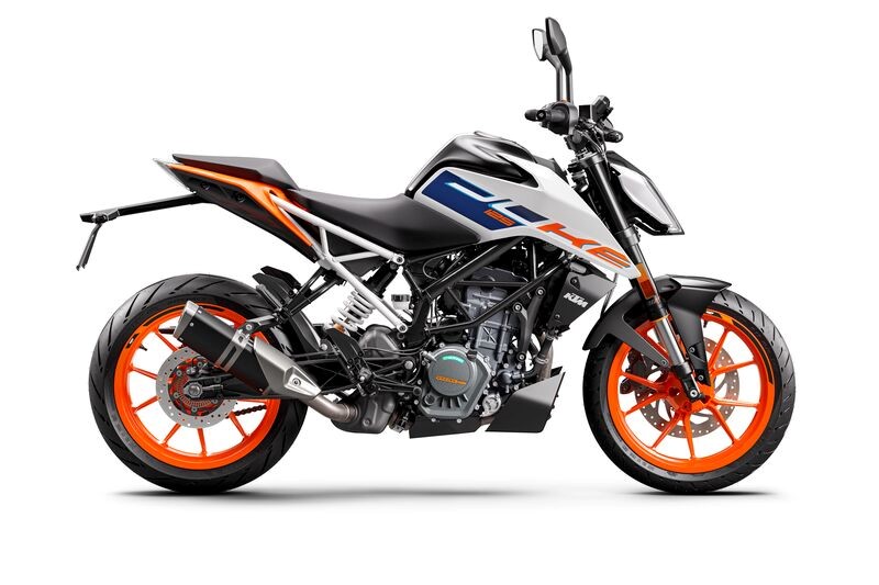 Bild von KTM 125 Duke white 2023