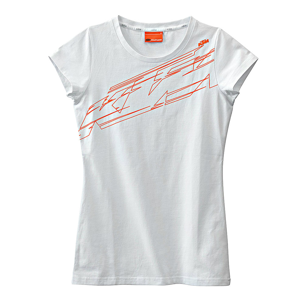 Bild von KTM - Girls Logo Tee White