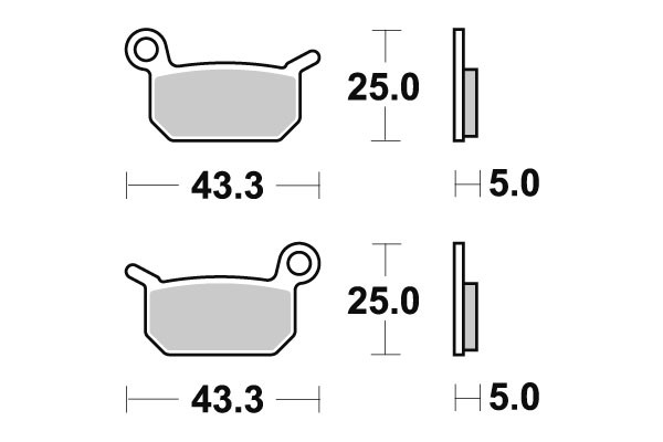 Bild von SBS RACING Bremsklotz 794RSI OffR.Sinter