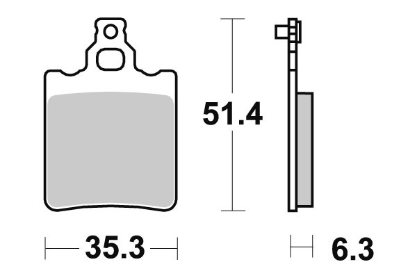 Bild von SBS Bremsklotz 574HF Ceramic