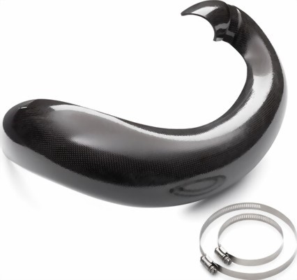 Bild von Karbon Auspuffschutz