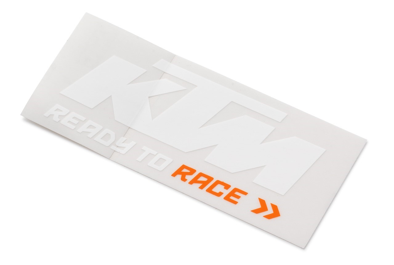 Bild von LOGO STICKER WHITE