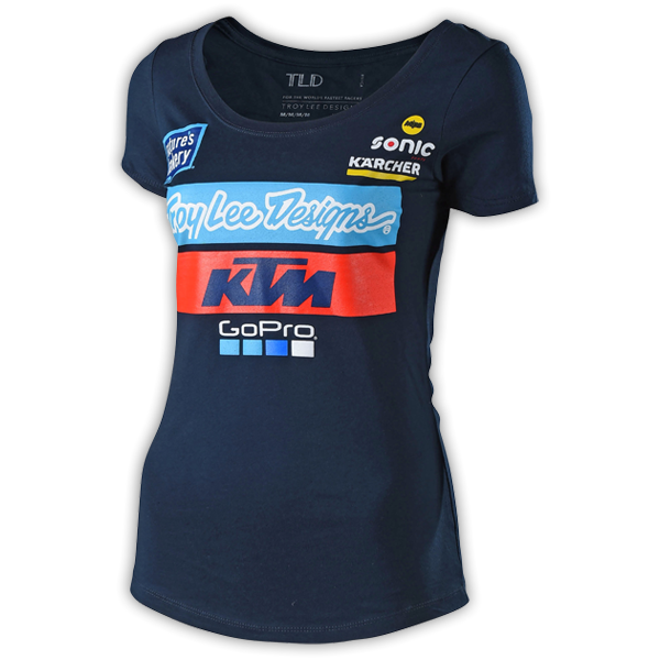 Bild von WOMAN 2018 TLD KTM TEAM TEE NAVY