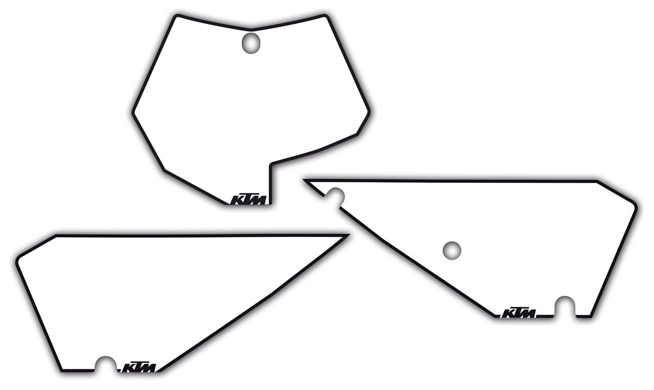 Bild von KTM - Startn. Felder SX "07-"11