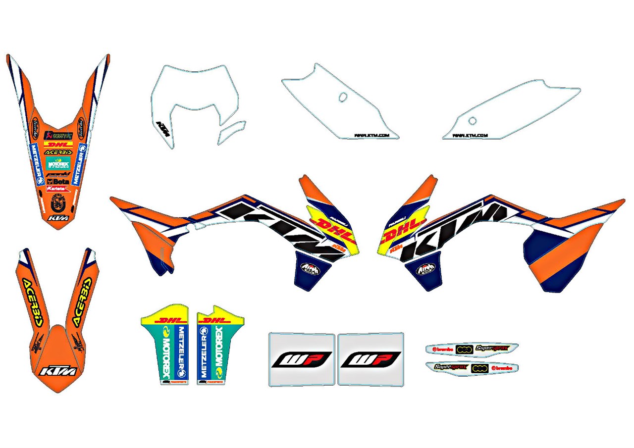 Bild von GRAFIK KIT FACTORY ENDURO