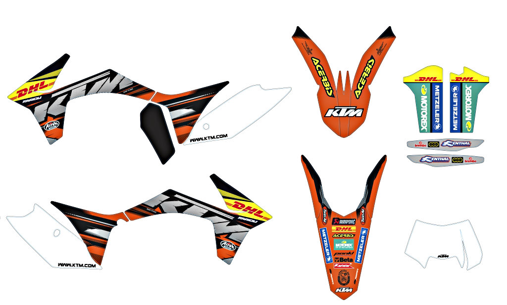 Bild von GRAFIK KIT FACTORY ENDURO